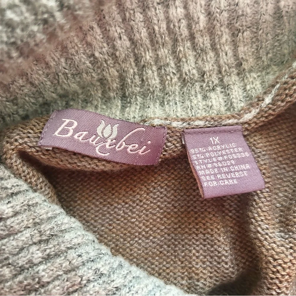 Sweater cardigan Bauxbei woman size 1x
